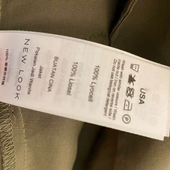 New Look Khaki Green Open Trench - Picture 6 of 6